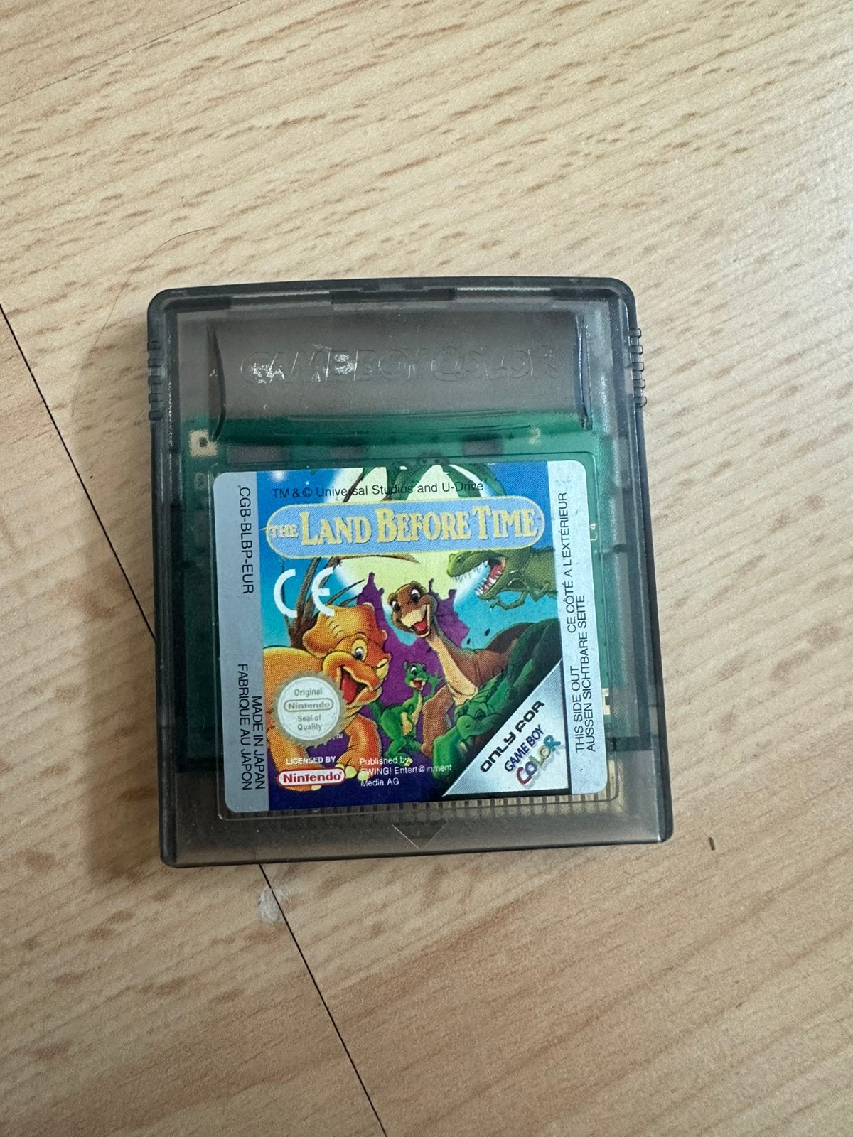 The Land Before Time (Platvoet) Gameboy Color!, Avontuur en Actie, 1 speler, Ophalen of Verzenden, Zo goed als nieuw