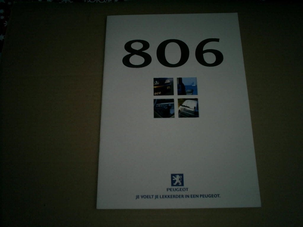 Peugeot 806 [ december 1998 ], Ophalen of Verzenden, Zo goed als nieuw, Peugeot