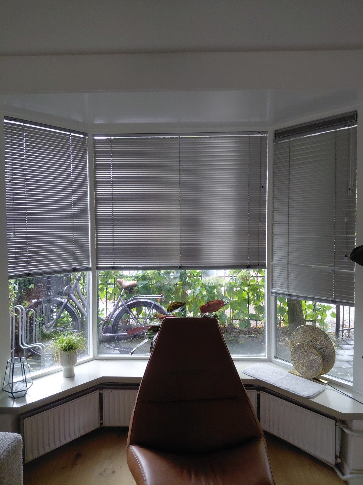 Luxaflex jaloezieën grijs - 67.5 cm, 68 cm  en 146.5 cm, Ophalen, Jaloezie, Gebruikt, Grijs