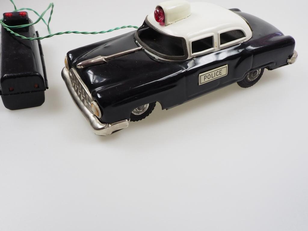 Blikken politie auto jaren '50 LineMar Toys Japan, Ophalen of Verzenden, Gebruikt