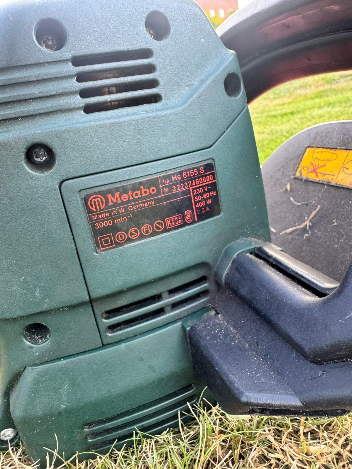 Metabo heggenschaar HS 6155 S voor de handige harry, Ophalen of Verzenden, Gebruikt, Elektrisch
