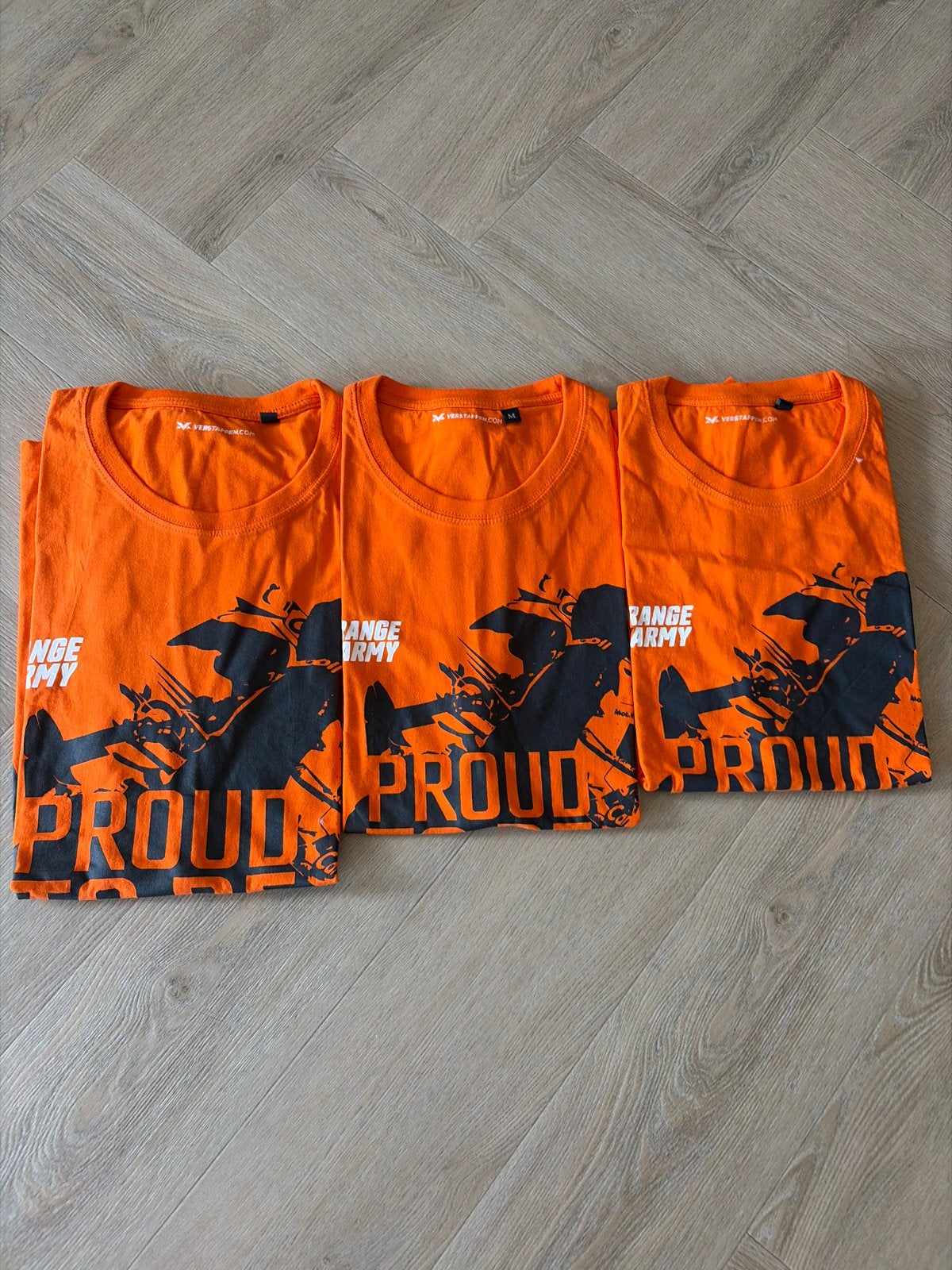 Orange Army Max Verstappen T-shirt (S, M, XL), Ophalen of Verzenden, Nieuw, Maat 46 (S) of kleiner, Oranje