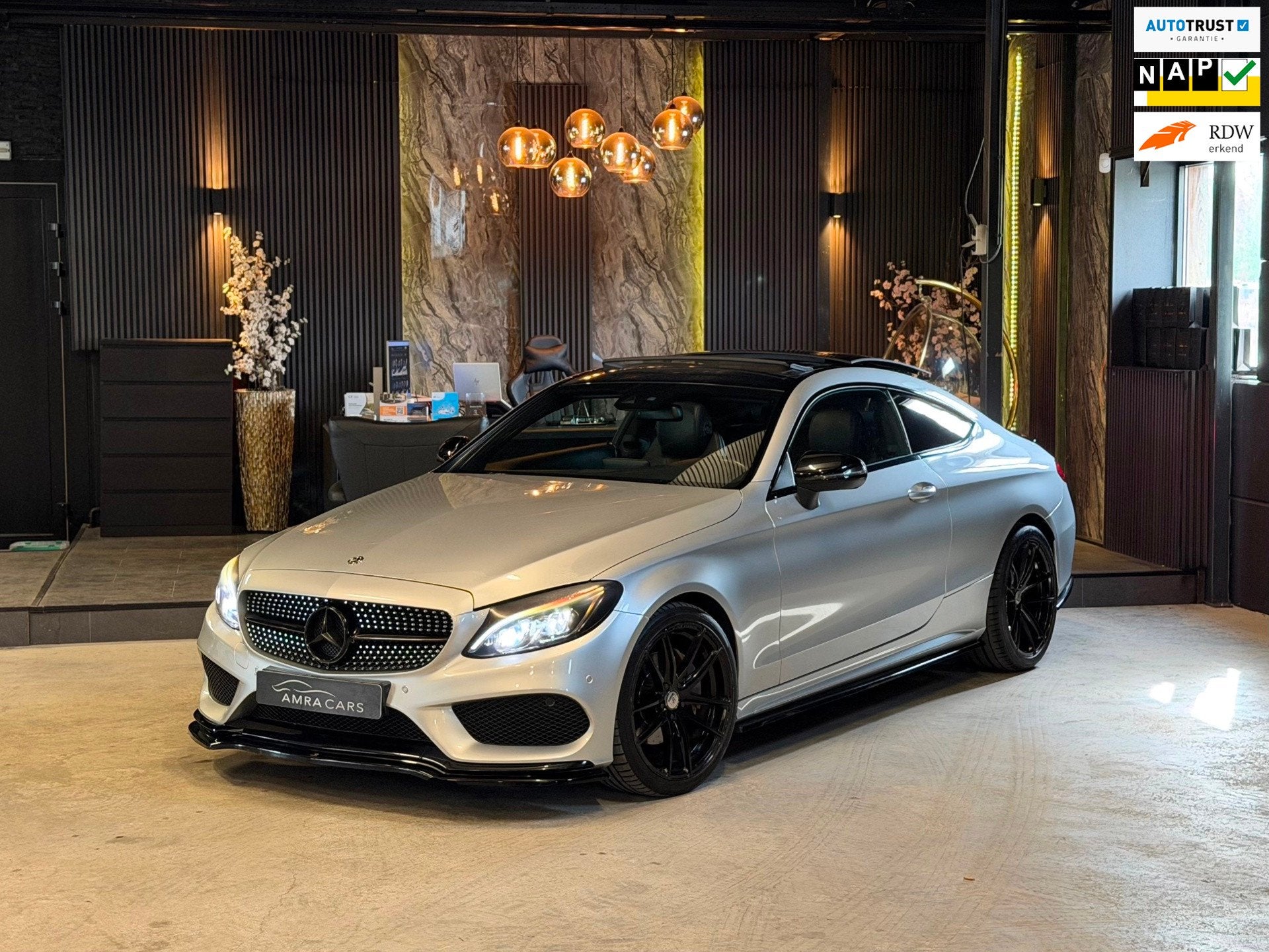 Mercedes-Benz C-klasse Coupé 180|43 AMG|PANO|MAXTON|BURMEST, Auto's, Automaat, Achterwielaandrijving, Euro 6, 4 stoelen