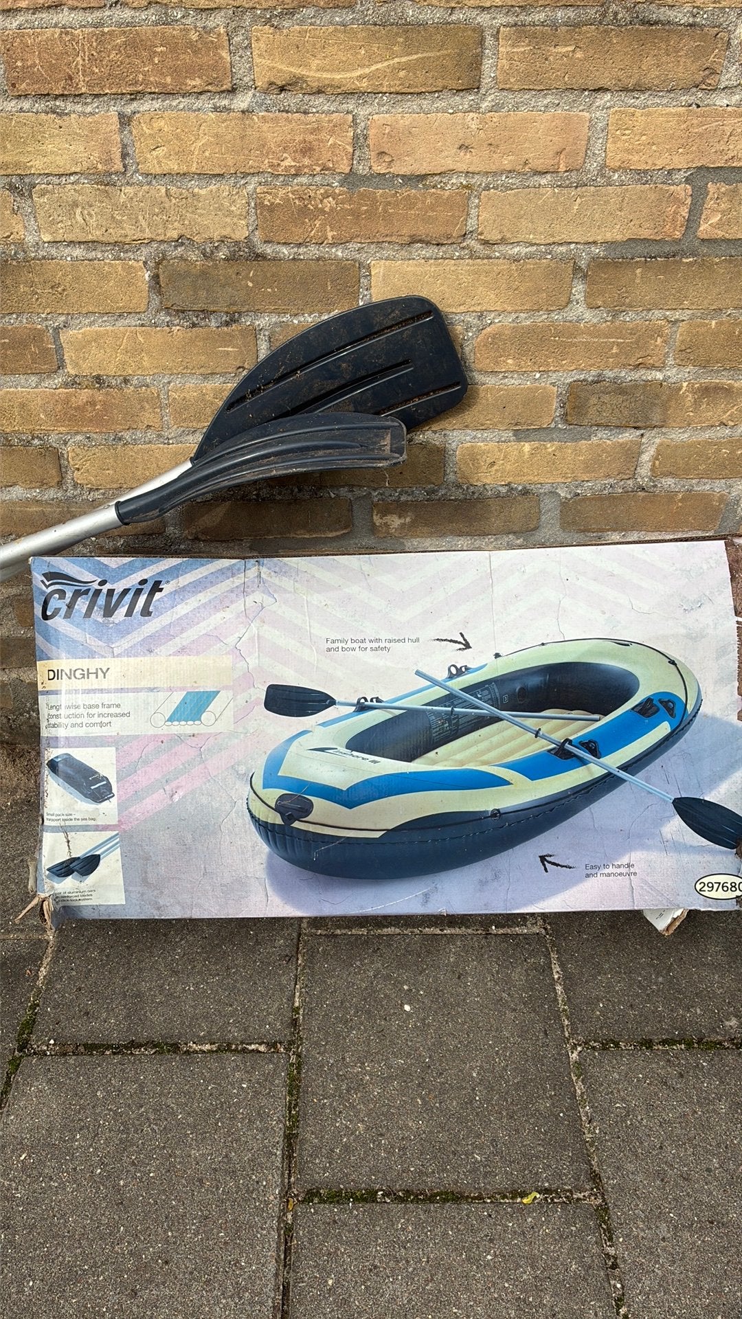 Boot opblaasbaar, Ophalen, Overige typen, Twee personen, Zo goed als nieuw
