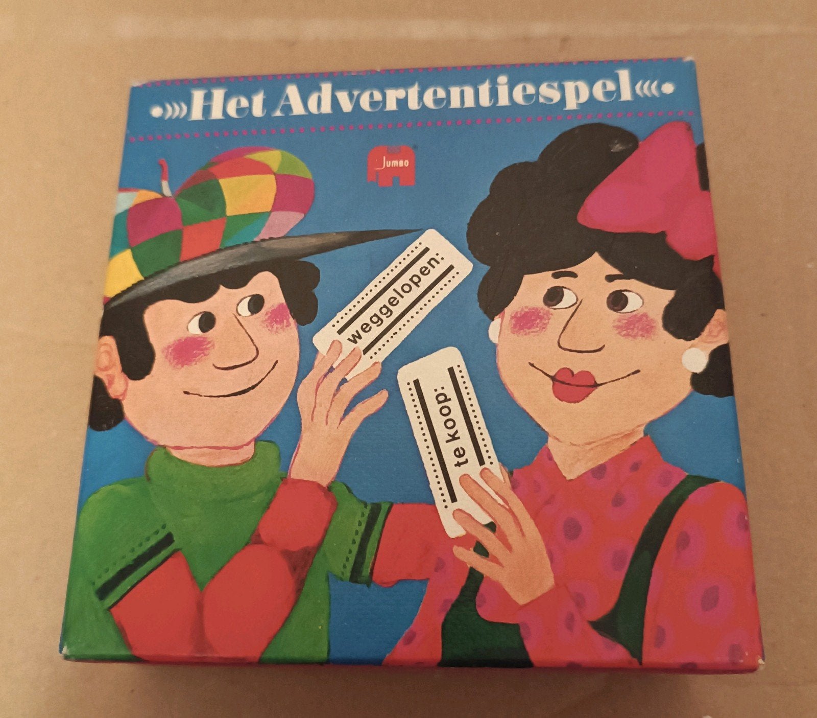 Het Advertentiespel - Vintage Jumbo Spel Jaren '70, Ophalen of Verzenden, Gebruikt, Jumbo