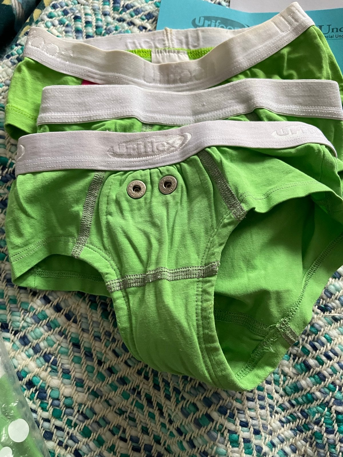 3 plaswekker sensorbroekjes maat 104 -Urifoon, Ophalen of Verzenden, Gebruikt, Jongen of Meisje, Nacht- of Onderkleding