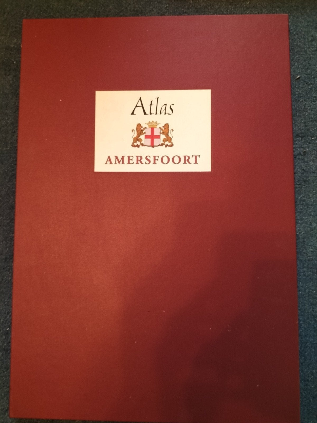 Luxe Atlas van Amersfoort, Boeken, Atlassen en Landkaarten, Ophalen, Nieuw, 1800 tot 2000, Nederland