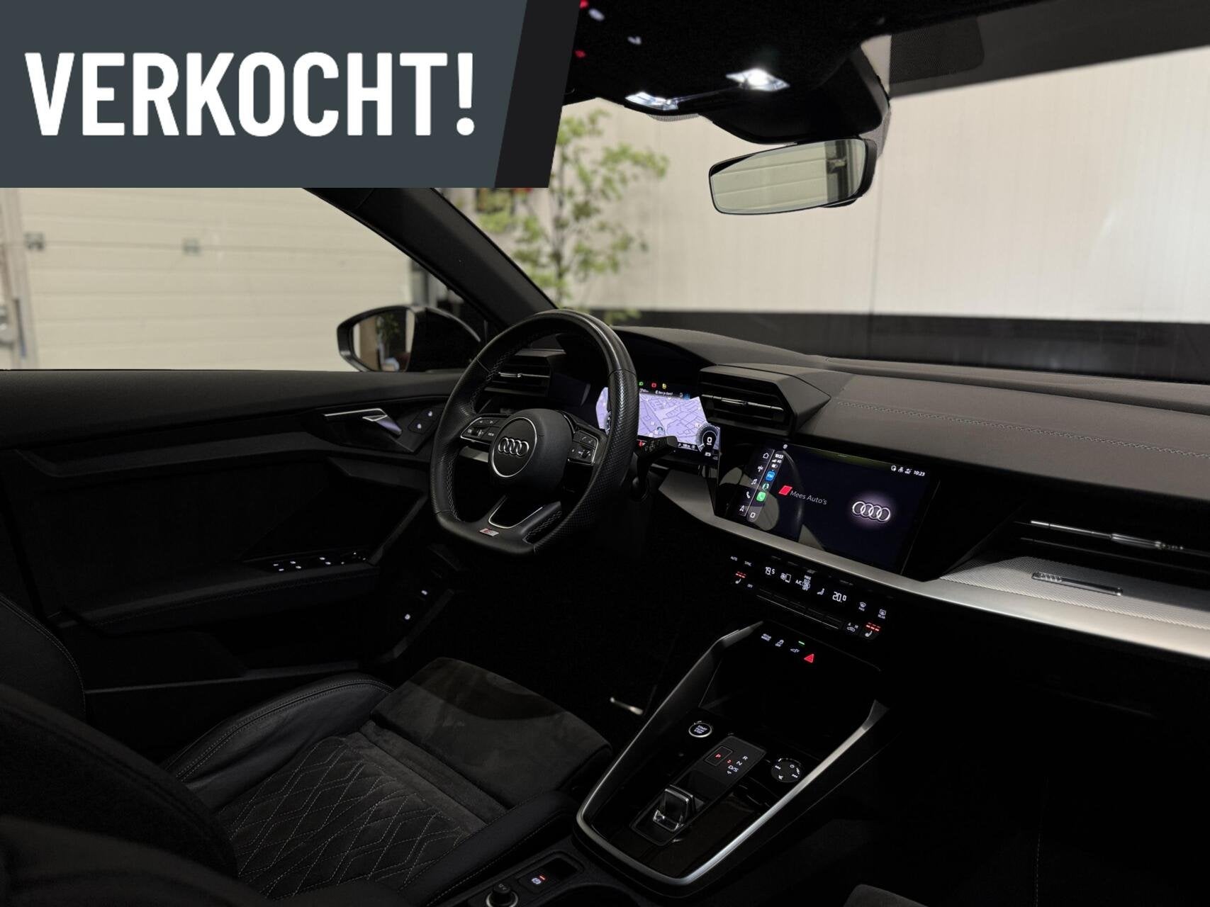 Audi A3 Sportback 40 TFSI S-Edition|Matrix|RS Zetels|Elektr, Auto's, Gebruikt, 4 cilinders, 71 km/l, Zilver of Grijs