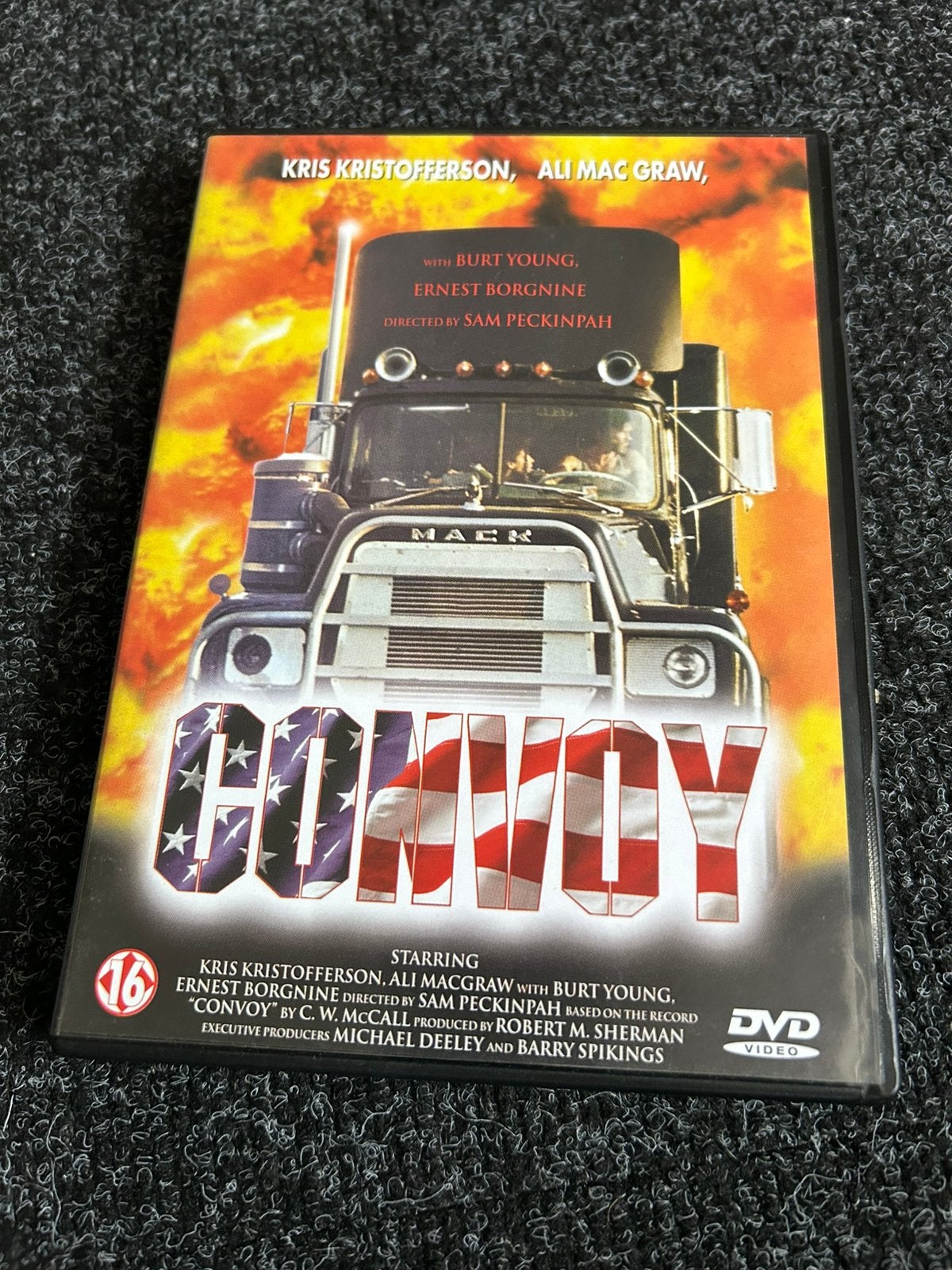 Convoy op dvd 1978, 1960 tot 1980, Gebruikt, Vanaf 16 jaar, Ophalen of Verzenden