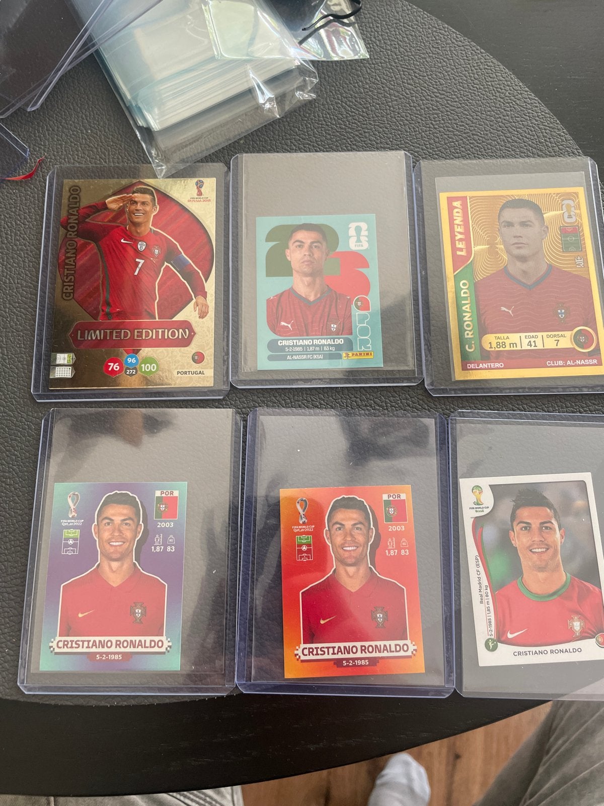 Cristiano Ronaldo Voetbal Kaarten - Limited Edition, Ophalen of Verzenden, Zo goed als nieuw, Buitenlandse clubs, Spelerskaart