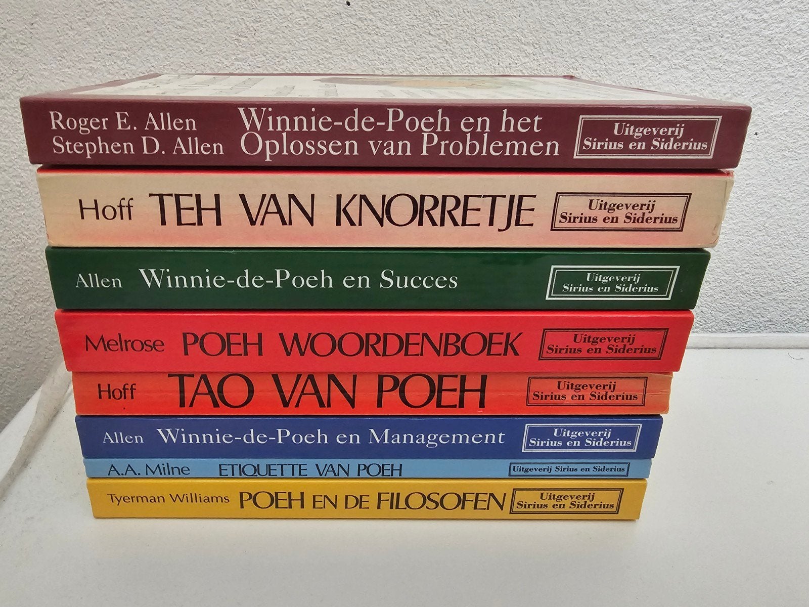 Winnie de Poeh Boeken Collectie - 8 delen, Boeken, Ophalen of Verzenden, Gelezen, Diverse auteurs (o.a. Hoff, Allen, Milne)