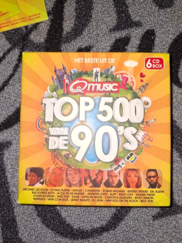 Q music top 500 90's cd 1 4 5 6 leuke cd's, Ophalen of Verzenden, Zo goed als nieuw, Pop