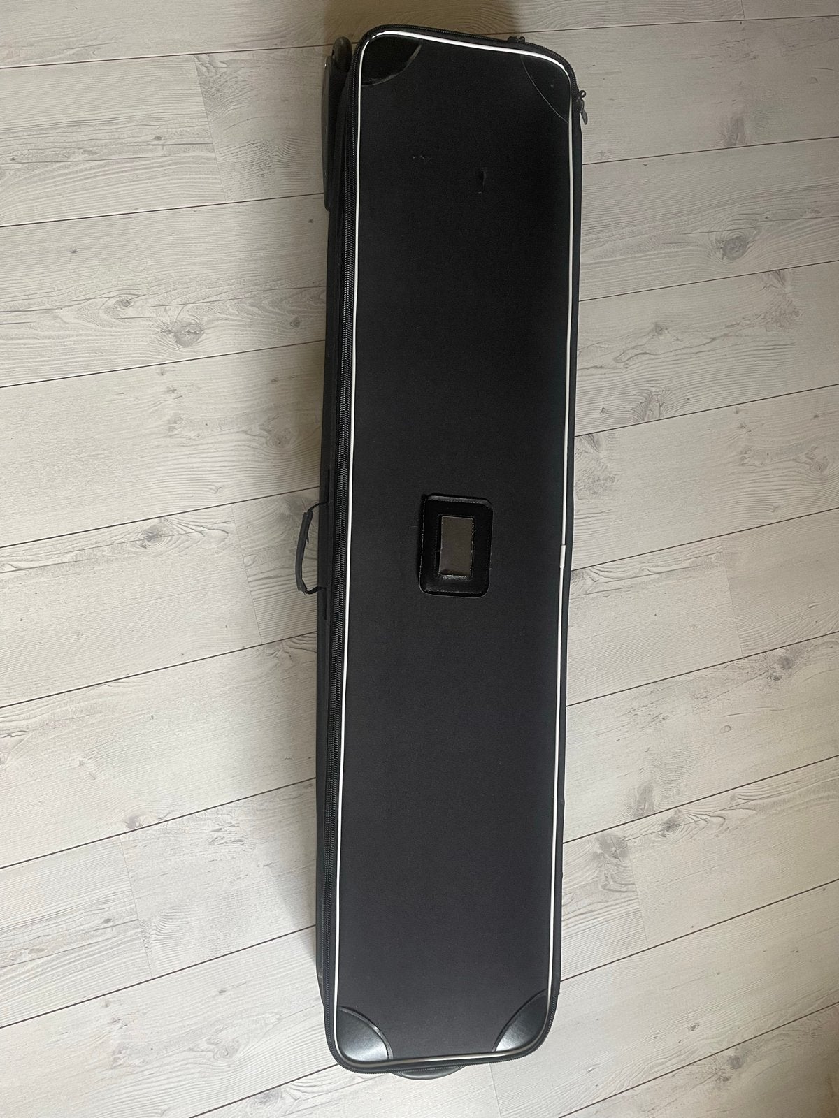 Zwarte koffer met wieltjes  120 lang, Gebruikt, 70 cm of meer, Zacht kunststof, 35 tot 45 cm