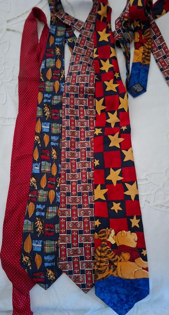 mooie set zijden stropdassen, Kleding | Heren, Stropdassen, Verzenden, Zo goed als nieuw, Overige kleuren