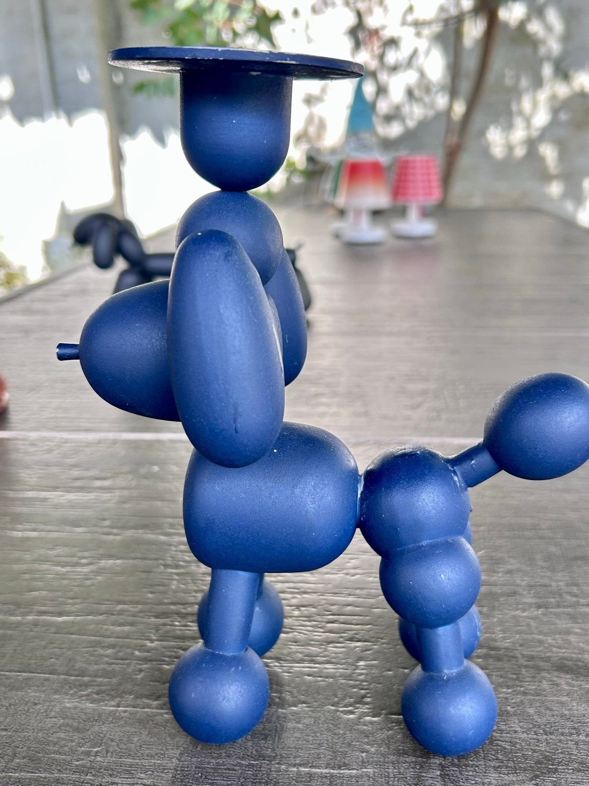 Fatboy Kandelaar Poedel Blauw, Kunststof, Blauw, Overige merken, Ophalen of Verzenden