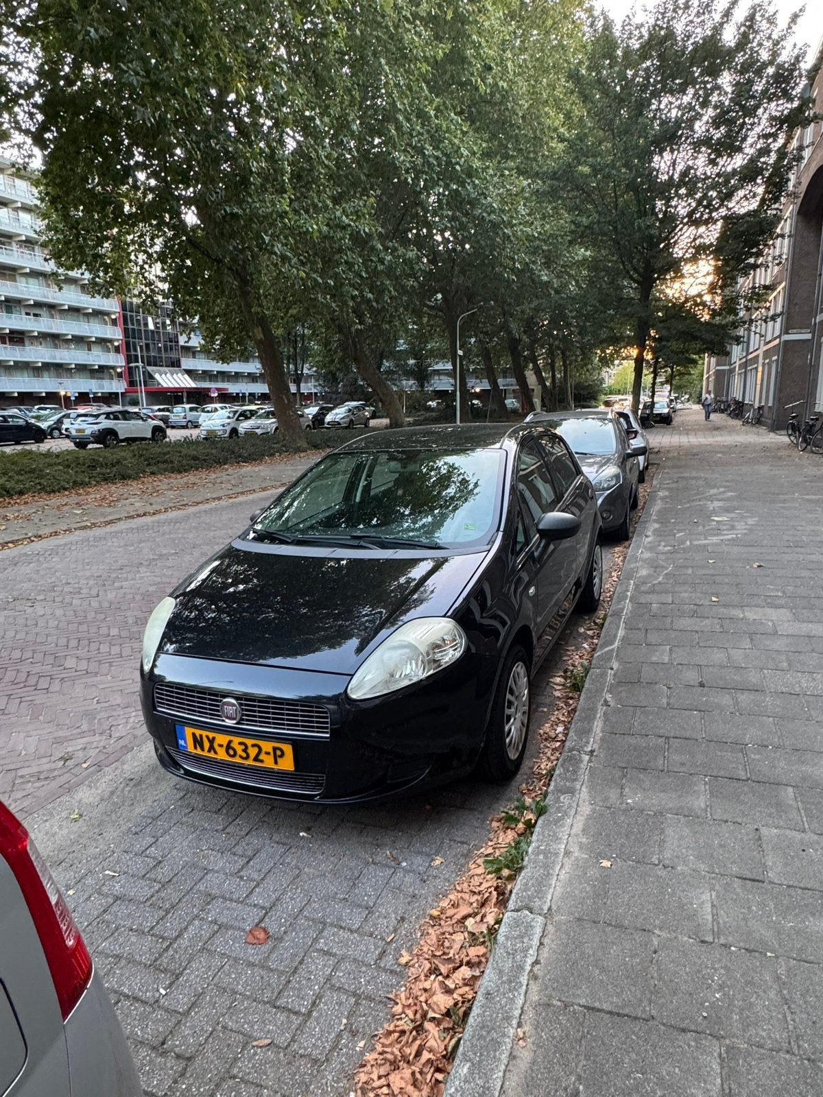 Fiat Punto 5DR 2009 Zwart, 1005 kg, 40 €/maand, 1242 cc, 4 cilinders