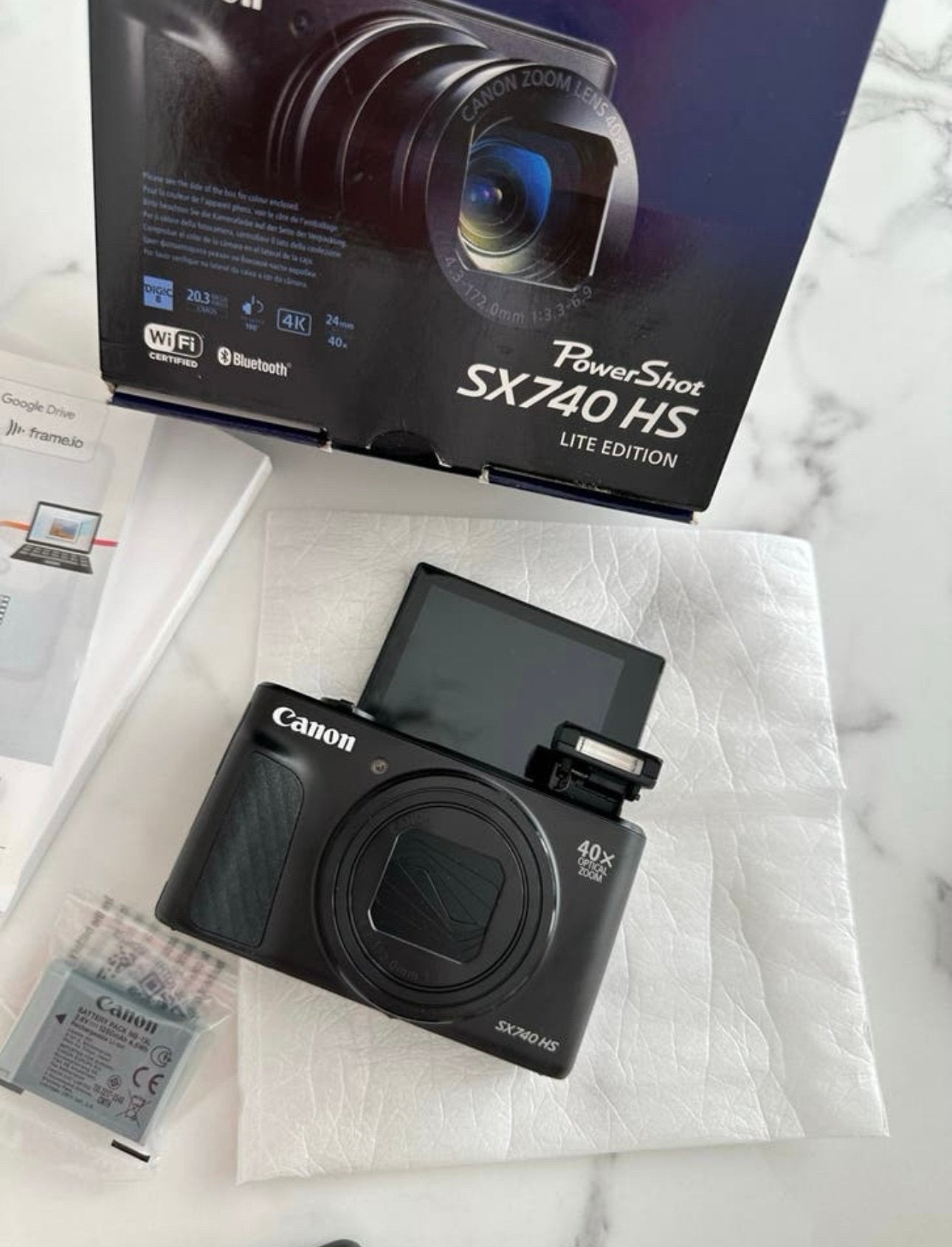 CANON SX740HS zwart NIEUW, Audio, Tv en Foto, Canon, Nieuw, Ophalen of Verzenden, Compactcamera