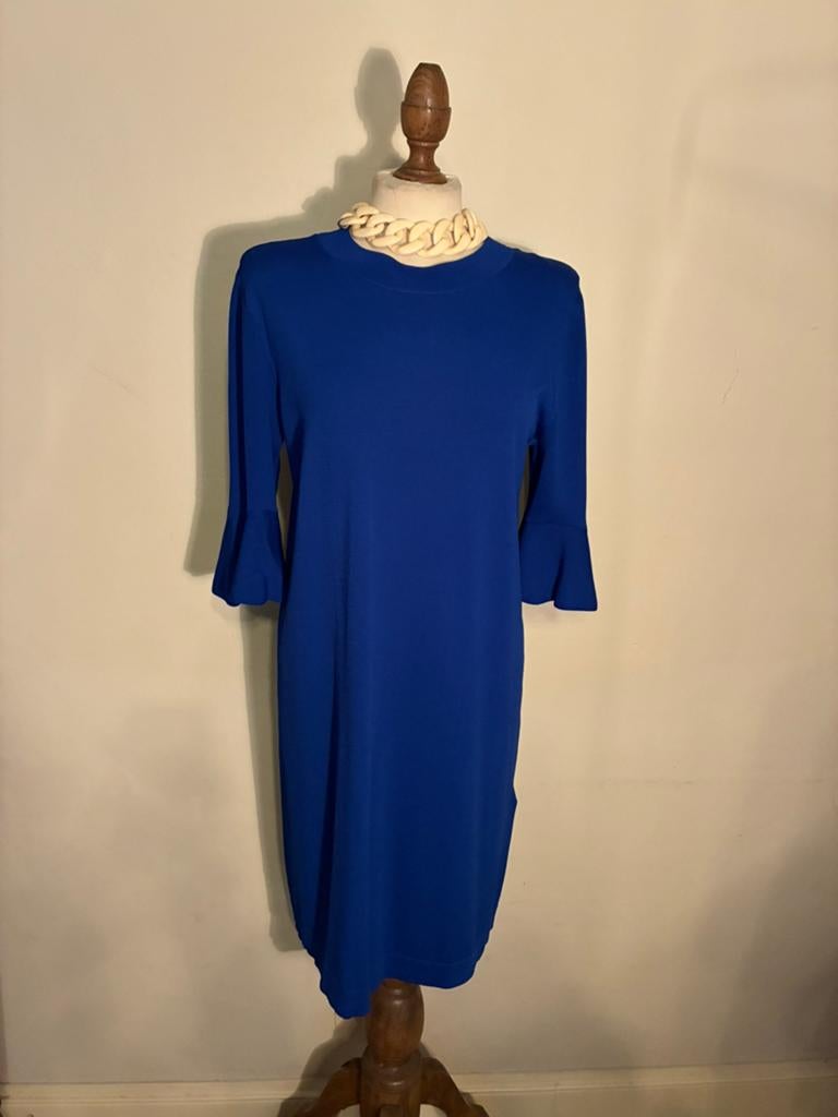 COS DRESS KONINGSBLAUW, Kleding | Dames, Verzenden, Zo goed als nieuw, Maat 36 (S), Knielengte