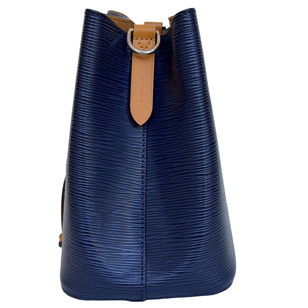 Louis Vuitton Neonoe BB epi indigo saffraan crossbody tas image 4
