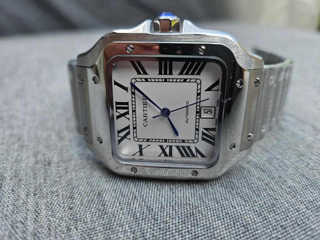 Cartier Santos Automatisch Horloge  Nieuw, Sieraden, Tassen en Uiterlijk, Horloges | Heren, Ophalen of Verzenden, Nieuw, Staal