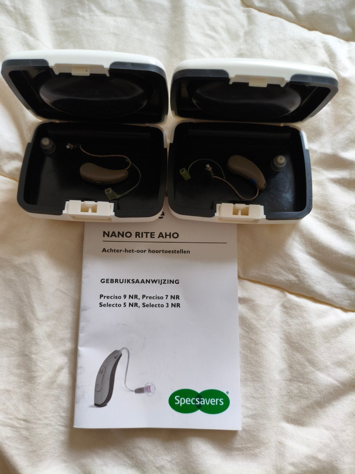 Hoortoestellen compleet., Gebruikt, In gehoorgang (in-ear), Overige merken, Ophalen of Verzenden