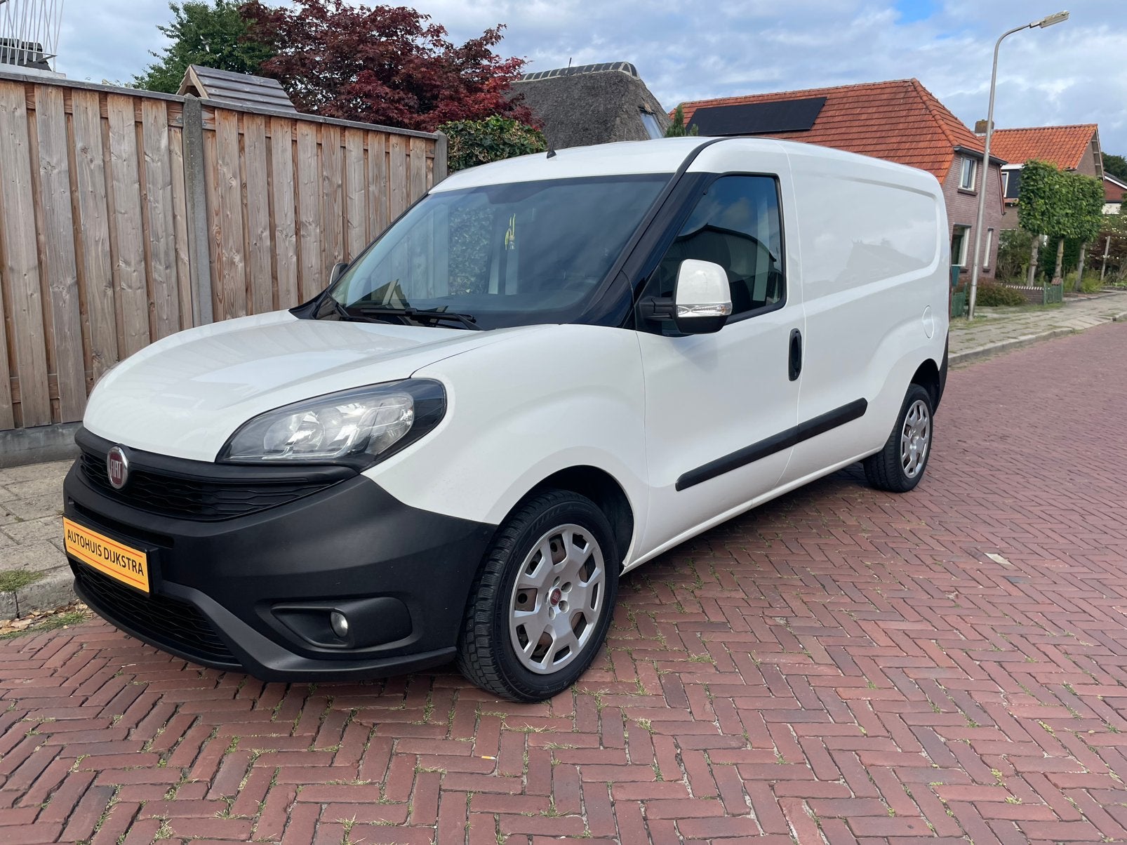 Fiat Doblo L2H1 Maxi Benzine 2019 Airco 3 Zits, Wit, Bedrijf, Handgeschakeld, Electronic Stability Program (ESP)