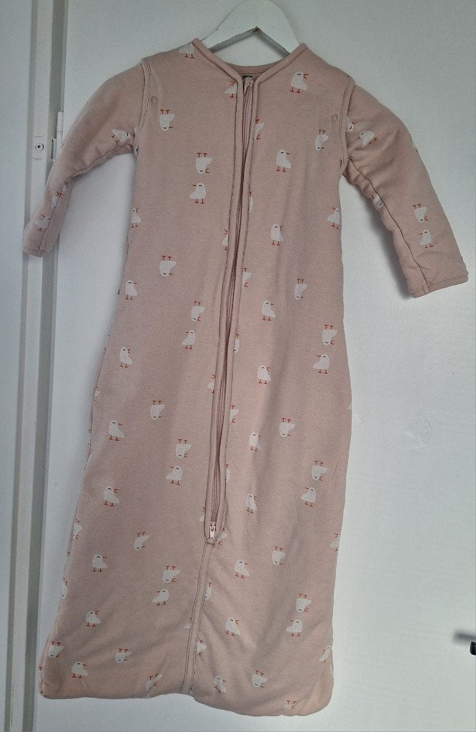 Slaapzak, roze, maat 86-104 met afritsbare mouwen, Ophalen, Gebruikt, Meisje, Nacht- of Onderkleding