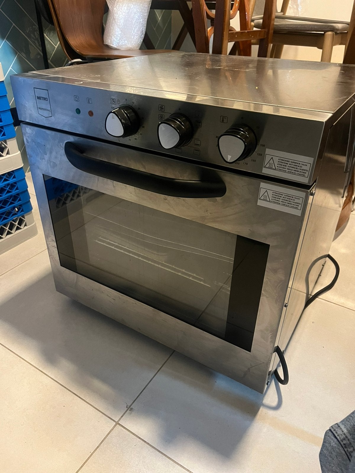 Metro Professional Heteluchtoven, Ophalen, Zo goed als nieuw, 60 cm of meer