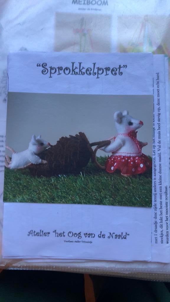 Vilt patronen diverse 2, Ophalen of Verzenden, Zo goed als nieuw, Figuurtje(s)