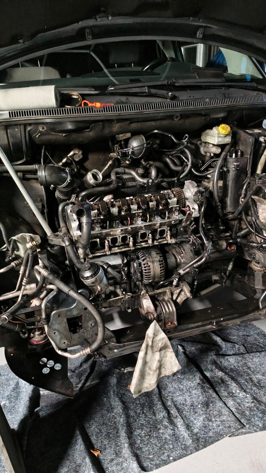 Motorblok T5 2.5 TDI AXE 174PK onderdelen, Ophalen of Verzenden, Gebruikt, Volkswagen