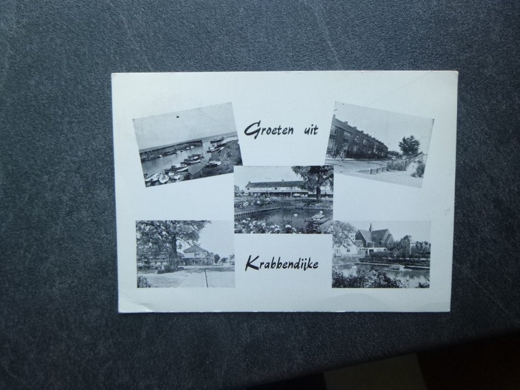 Krabbendijke, groeten uit 1984, Verzenden, 1980 tot heden, Gelopen, Noord-Brabant