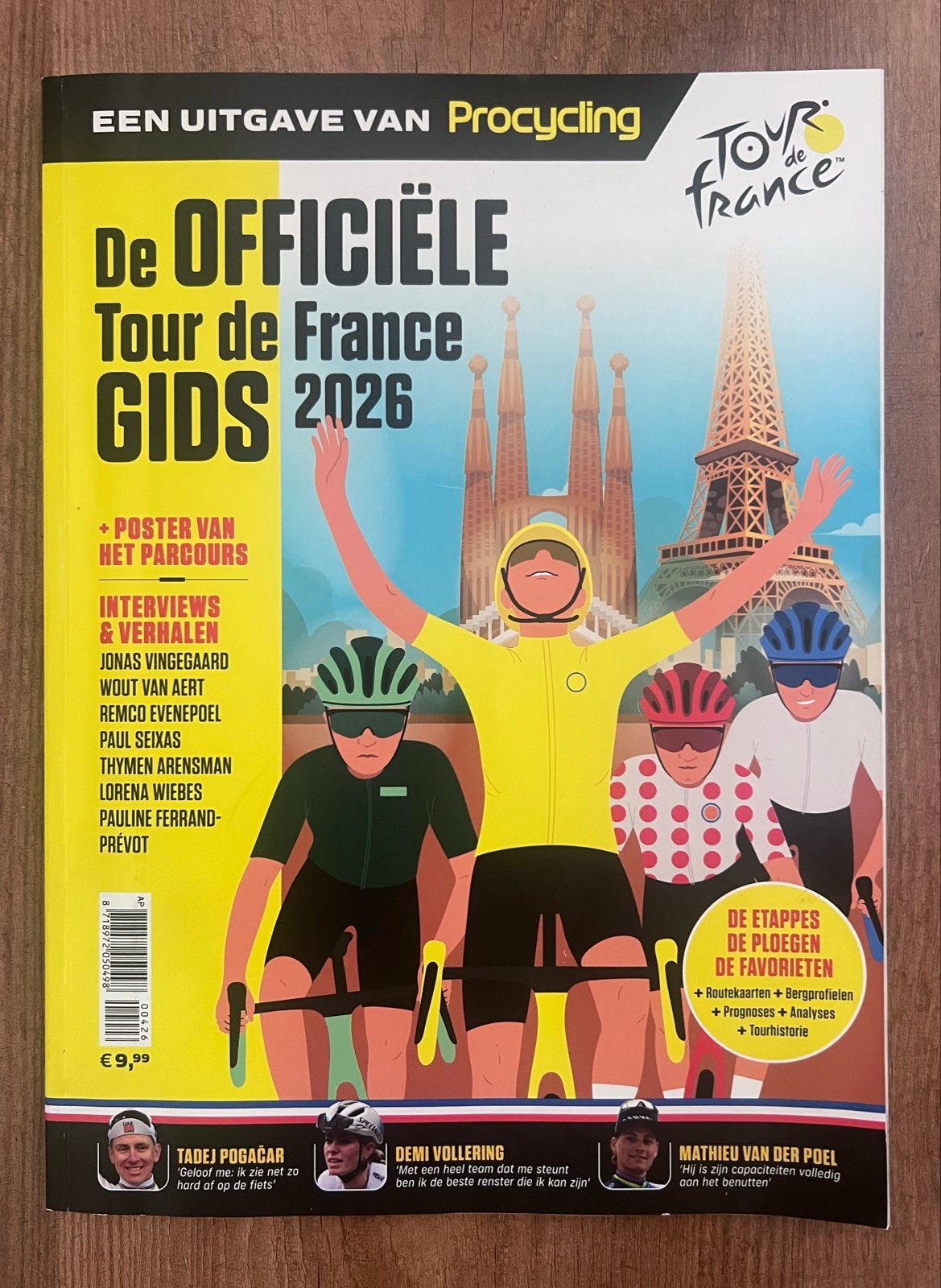 Officiële Tour de France Gids 2026 - Procycling, Ophalen of Verzenden, Nieuw, Lopen en Fietsen
