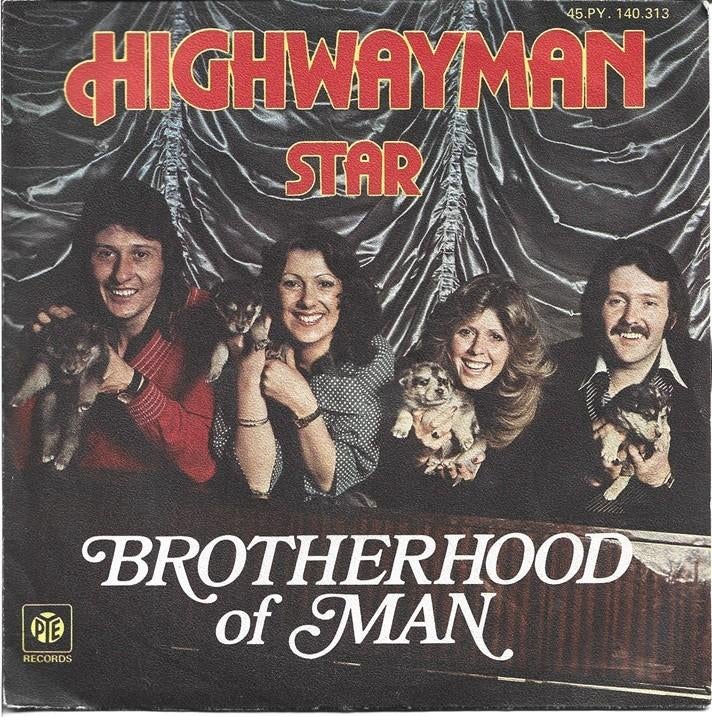 Brotherhood of Man - Highwayman uit 1977, Gebruikt, Verzenden, 7 inch, Single
