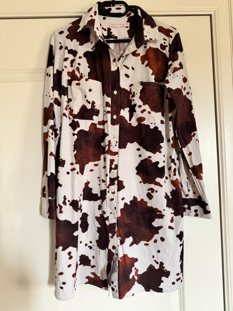 Studio Anneloes lange blouse/ jurk Koeien print maat M, Kleding | Dames, Ophalen of Verzenden, Zo goed als nieuw, Maat 38/40 (M)