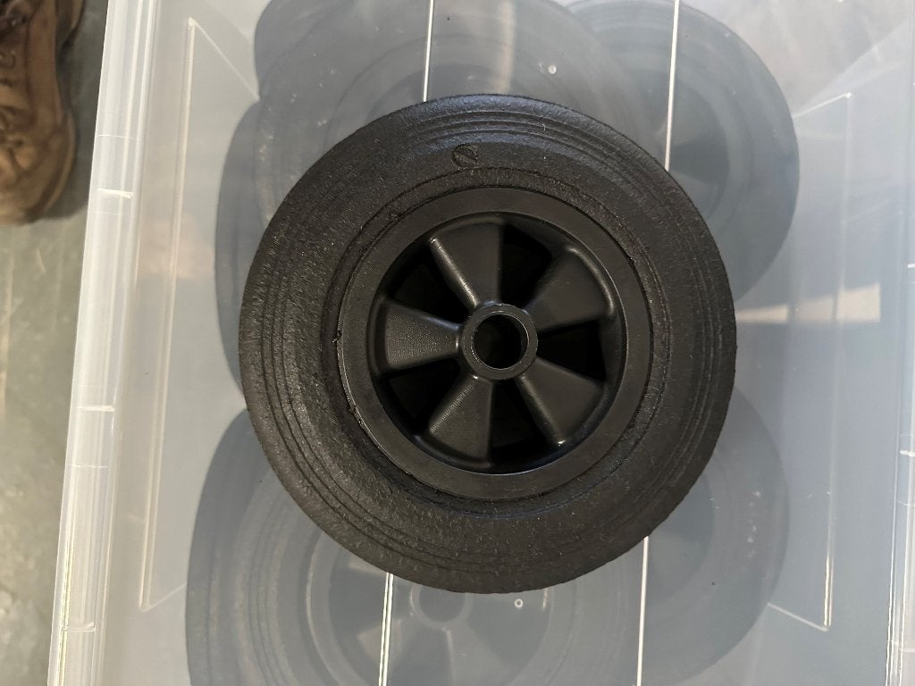 100 stuks Rubber wielen / steekwagen, 100 liter of meer, Ophalen, Nieuw, Transportkar