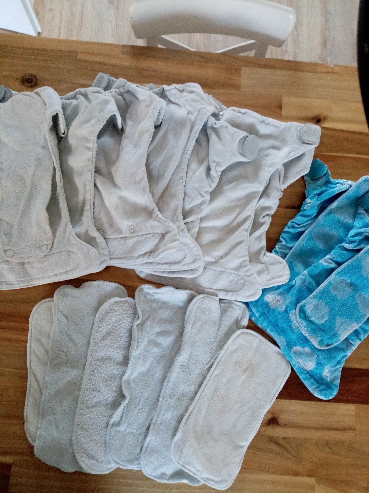 9x Totsbots Bamboozle wasbare luiers maat 1 met boosters, Ophalen of Verzenden, Gebruikt, Totsbots, Jongen of Meisje