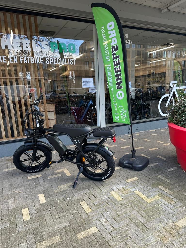 Nieuwste V8 Ouxi fatbike 2026 met Alarm , Nfc en achterzitje, Ophalen of Verzenden, Zo goed als nieuw
