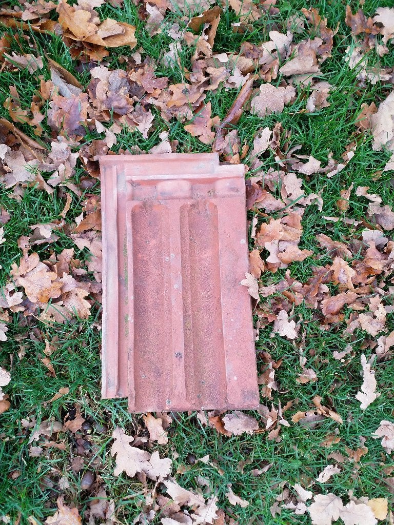 Rode Mulden dakpannen en ventilatiepannen, Doe-het-zelf en Verbouw, Ophalen, Gebruikt, Steen of Klei, 15 m² of meer