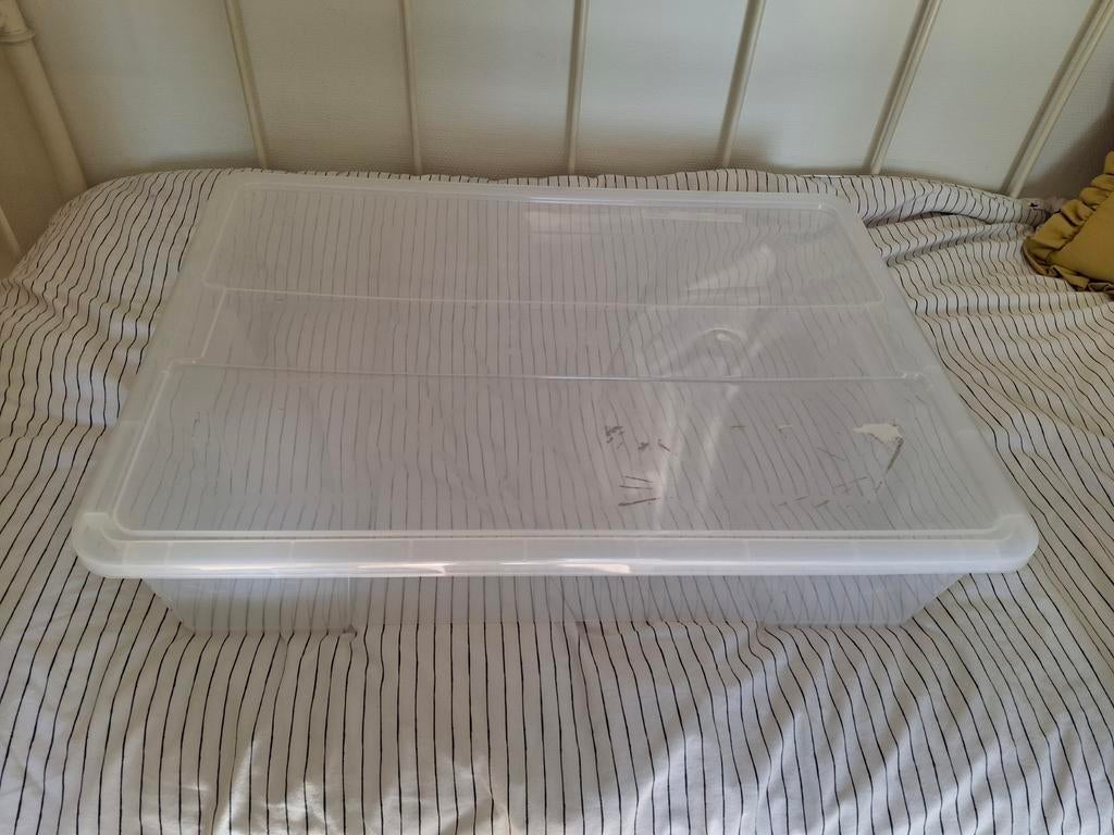 Ikea Samla opbergbox 78x56x18 cm, Ophalen, Kunststof, Gebruikt, 50 tot 100 cm