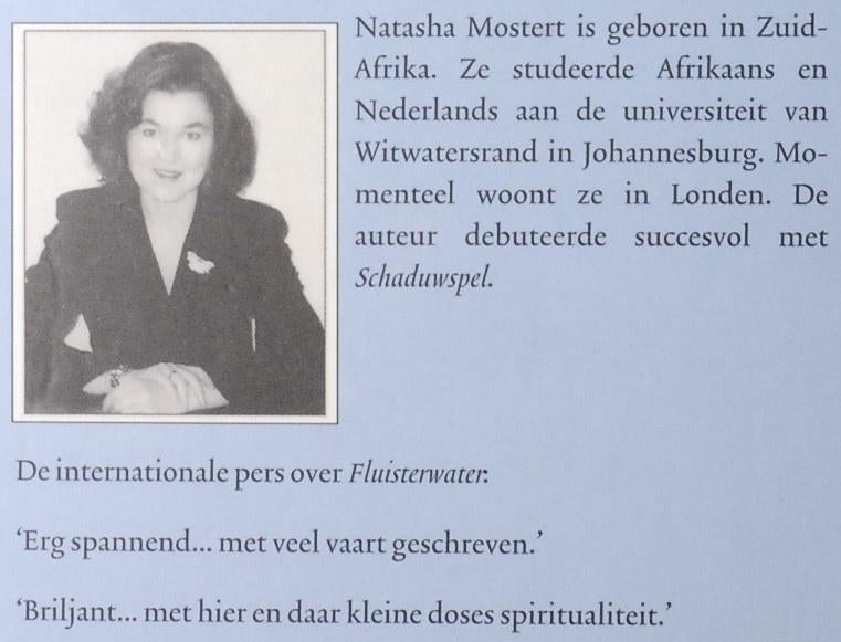 Fluisterwater - Natasha Mostert (2003), Boeken, Verzenden, Zo goed als nieuw, Wereld overig