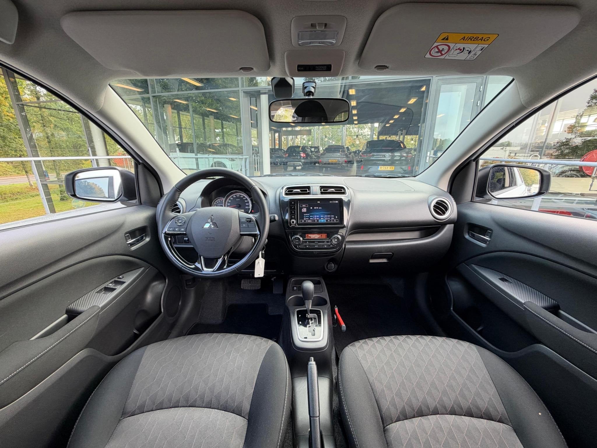 Mitsubishi Space Star 1.2 Dynamic Automaat | Cruise Control, Dealer onderhouden, Stof, Gebruikt, Wit