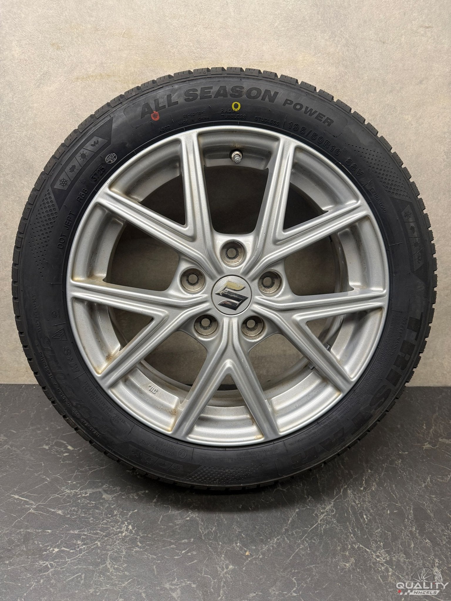 5x114,3 17” Suzuki Swift Sport Velgen + Banden 195/50/16 195, Gebruikt, -, Banden en Velgen, Ophalen of Verzenden