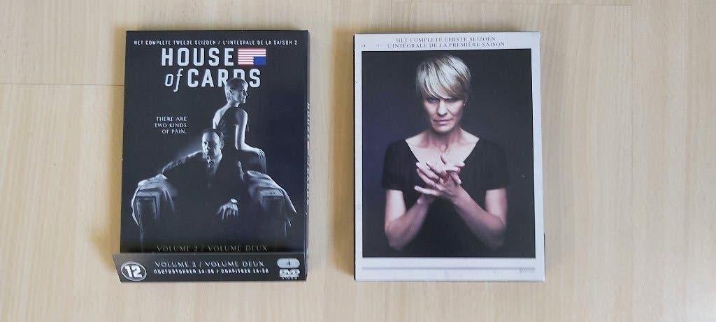 House of Cards Seizoen 1+2 8 DVD's (22,50 EURO), Overige genres, Ophalen of Verzenden, Zo goed als nieuw, Vanaf 9 jaar