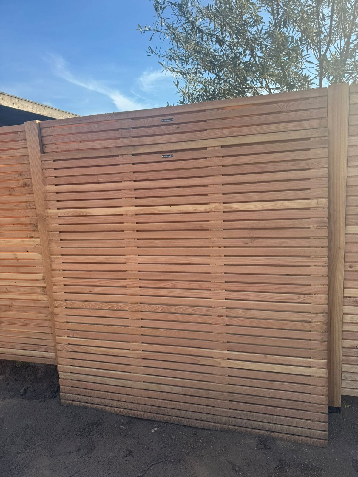 Douglas schuttingdeel Hillhout, Tuin en Terras, Schuttingen, Ophalen, 1 tot 2 meter, Minder dan 3 meter, Nieuw