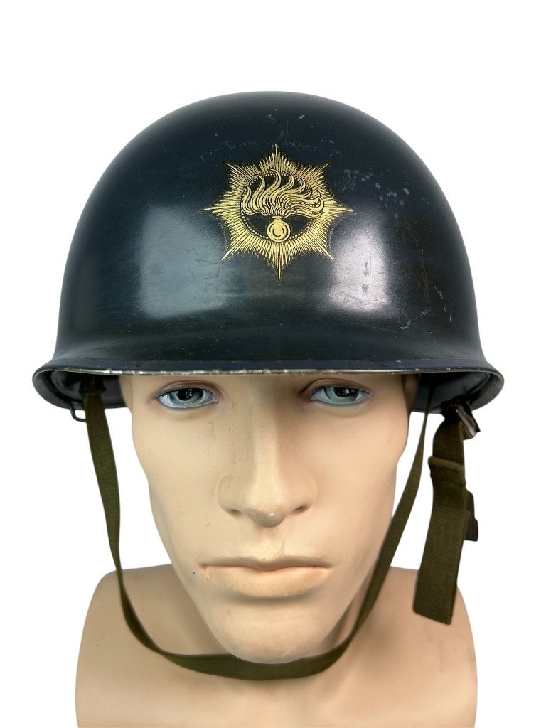 Helm Korps Rijkspolitie Politiehelm ME helm M1 70's # 244, Mobiele Eenheid, Rijkspolitie, Ophalen of Verzenden, Nederland