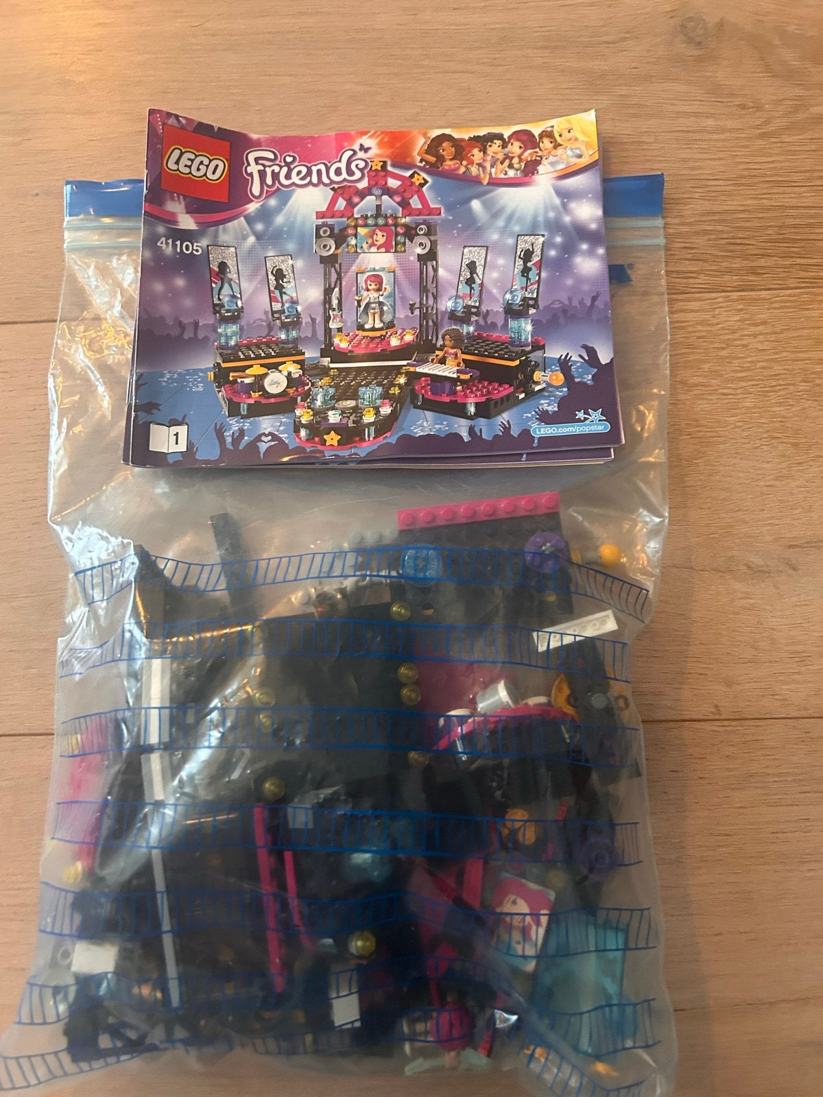 LEGO Friends Popster Showpodium (41105) met handleiding, Ophalen, Gebruikt, Lego, Friends