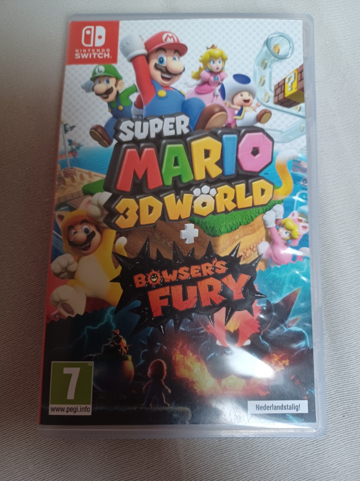 Super Mario 3D World + Bowser's Fury Nintendo Switch, Spelcomputers en Games, Games | Nintendo Switch, Ophalen of Verzenden, Zo goed als nieuw