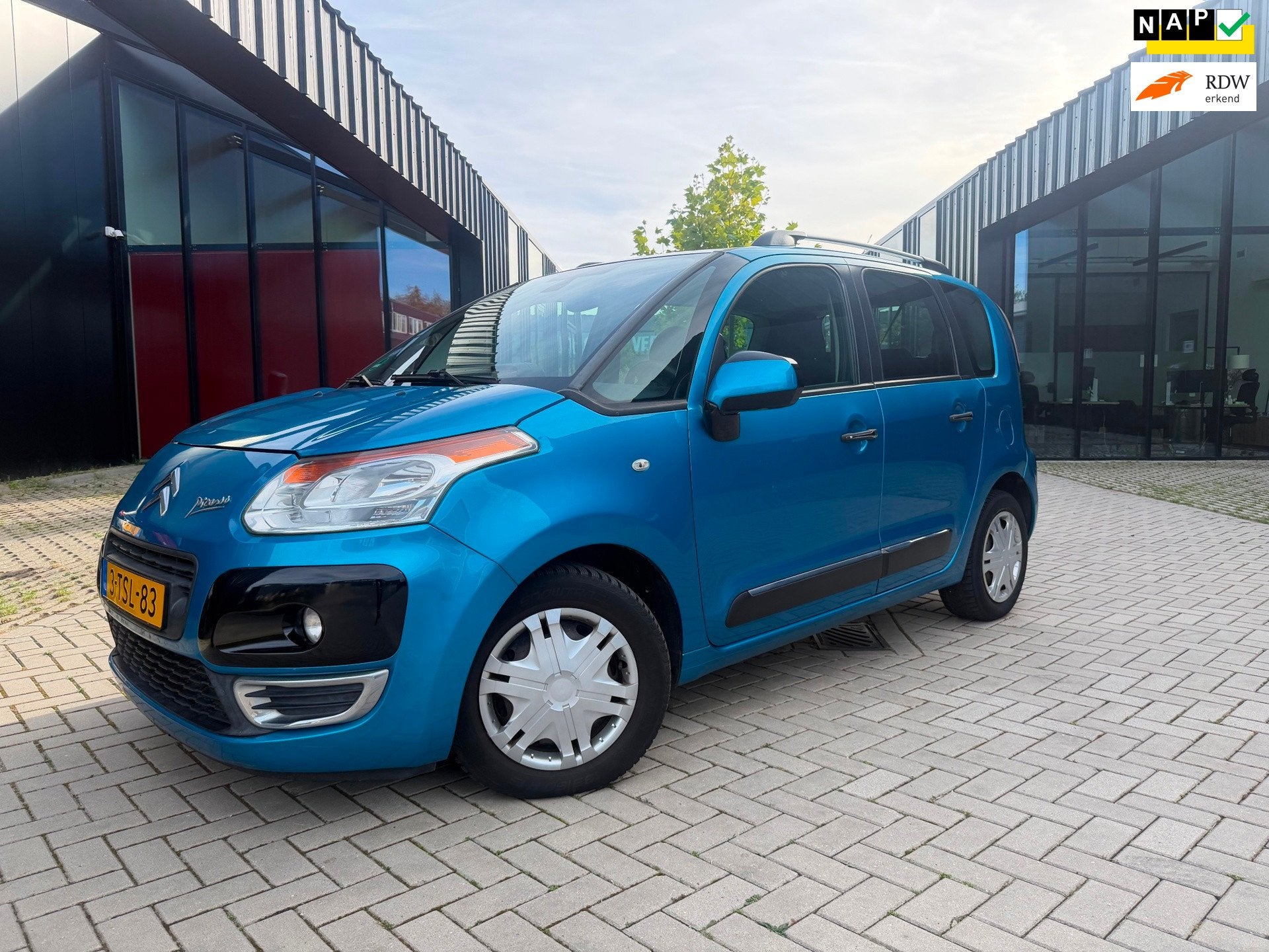 Citroen C3 Picasso 1.6 VTi Exclusive Clima Cruise Weinig KMs, Auto's, Voorwielaandrijving, Euro 5, Stof, Gebruikt
