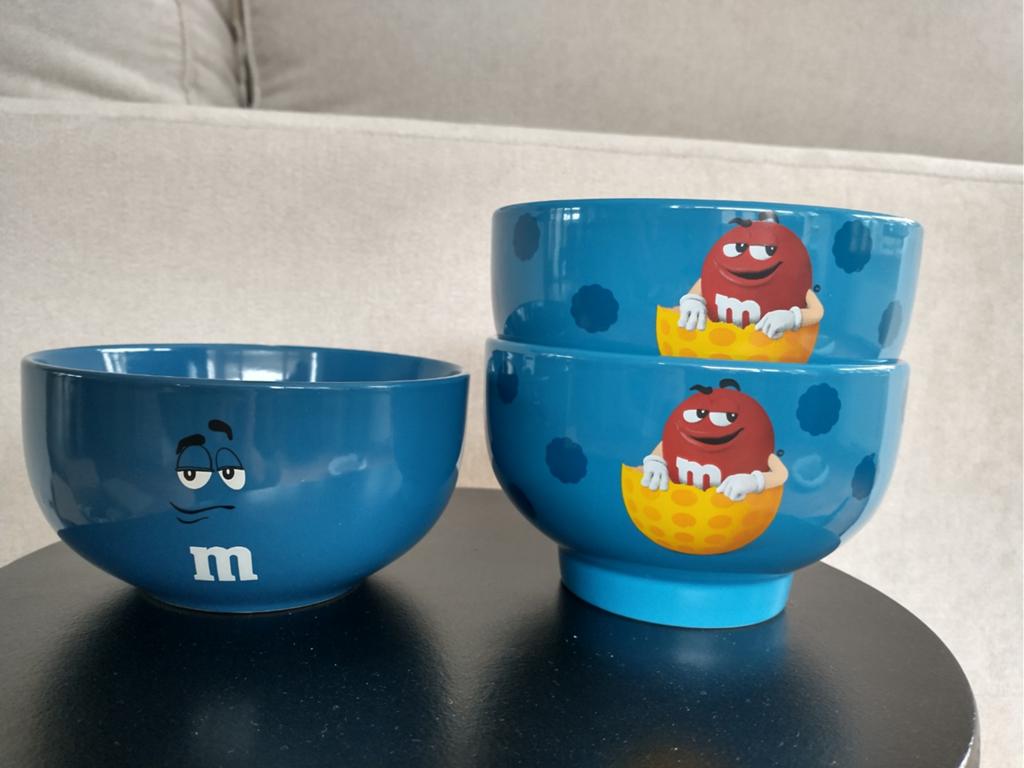 M & M schaaltjes, 3 stuks., Ophalen of Verzenden, Overige stijlen, Aardewerk, Schaal of Schalen