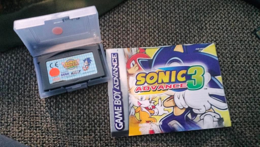 Sonic advance 3 en winxclub, Spelcomputers en Games, Games | Nintendo Game Boy, Avontuur en Actie, 1 speler, Ophalen of Verzenden